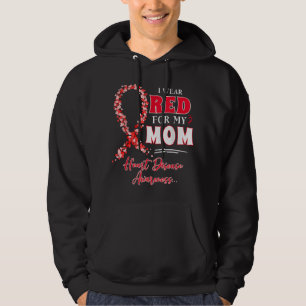 Ich trage Rot für meinen Sohn SCA Plötzlicher Herz Hoodie