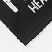 Ich trage Rot für mich selbst Herzerkrankung Bewus Fleecedecke (Ecke)