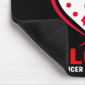 Ich trage Rot für mich selbst Mousepad (Ecke)