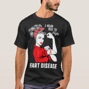 Ich trage Rot, um gegen Herzkrankheiten zu kämpfen T-Shirt