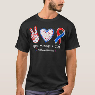 Ich trage Rot, um Herzkrankheiten zu bekämpfen T-Shirt