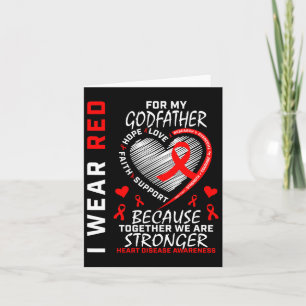 Ich trage Rot wegen meiner Herzkrankheiten meines  Karte
