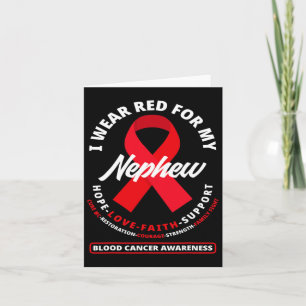 Ich trage Rot wegen meiner Nephrose Karte
