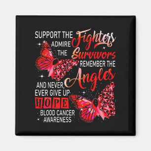 Ich trage rote Unterstützung für die Kämpfer gegen Magnet