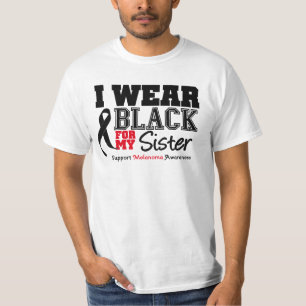 Ich trage Schwarzes für meine Schwester T-Shirt