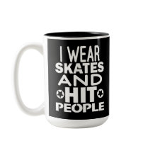 Ich trage Skate und Schlagleute, Rolle Derby