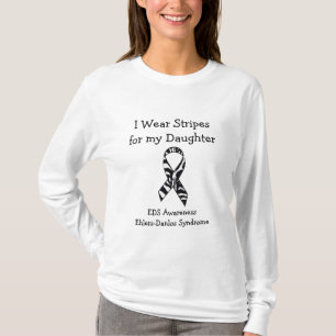 Ich trage Streifen für mein EDS-Shirt der Tochter T-Shirt