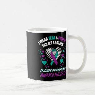 Ich trage Tealandviolett für meinen Bruder, den Se Kaffeetasse