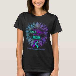 Ich trage Türkis &amp; Lila für meine Mutter Selbs T-Shirt
