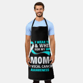 Ich trage Türkis und Weiß meine Mutter Gebärmutter Schürze (Getragen)