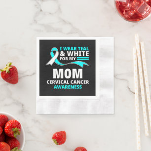 Ich trage Türkis und Weiß meine Mutter Gebärmutter Serviette