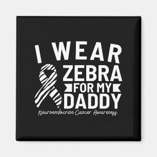 Ich trage Zebra für den neuroendokrinen Krebs mein Magnet