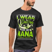 Ich trage Zitronengrün für mein Nana Lymphombewuss T-Shirt (Vorderseite)