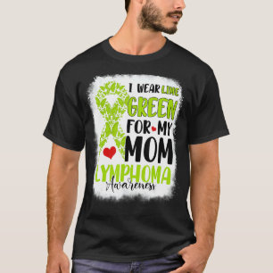 Ich trage Zitronengrün-Mama Lymphom Bewusstsein Mo T-Shirt