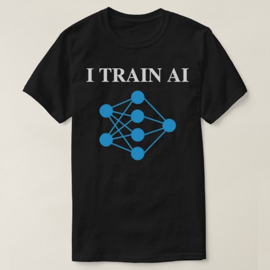 Ich trainiere AI T-Shirt (Design vorne)
