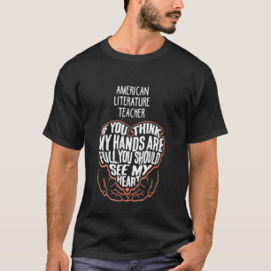 Ich trainiere amerikanische Literatur Superhelden T-Shirt