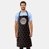 Ich trainiere Corkschraube Funny Wine Flasche Koch Schürze (Getragen)