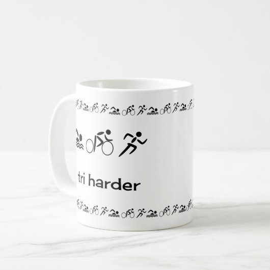 Ich trainiere härtere Sportarten Tasse (Vorderseite Links)