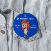 Ich trainiere heute mit einem riesigen, 4-Zoll-Rou Button (Beispiel)