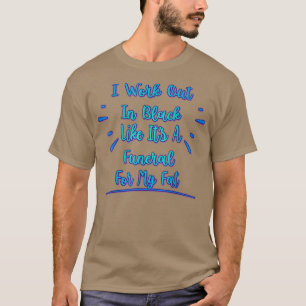 Ich trainiere in Schwarz für meinen dicken lustige T-Shirt
