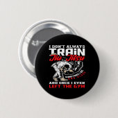 Ich trainiere kein Jiu Jitsu, ich esse und schlafe Button (Vorne & Hinten)