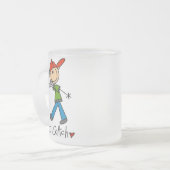 Ich trainiere mattglastasse (Vorderseite Links)