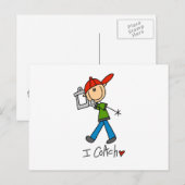 Ich trainiere postkarte (Vorne/Hinten)