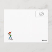 Ich trainiere postkarte (Rückseite)