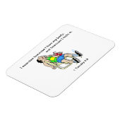 Ich trainiere, weil ich meinen Körper individuell  Magnet (Linke Seite)