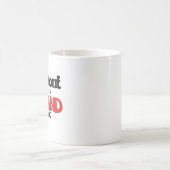 Ich trainiere, weil mein Ehemann heiß witzige Gymn Kaffeetasse (Mittel)