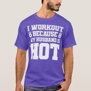 Ich trainiere, weil meine Stunde heiß und lustig i T-Shirt