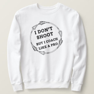 Ich trainiere wie ein Pro   Archery Vater Sweatshirt