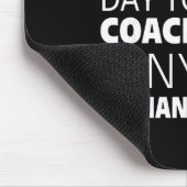 Ich trainiere winzige Menschen Lustiger Fußballtra Mousepad (Ecke)