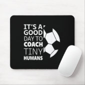 Ich trainiere winzige Menschen Lustiger Fußballtra Mousepad (Mit Mouse)