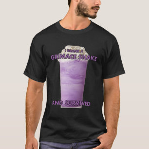 Ich trank einen Grimassen-Schüttelfrost und überle T-Shirt
