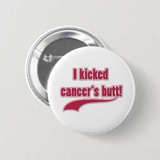 Ich trat den Hintern des Krebses Button (Vorne & Hinten)