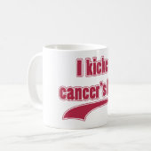Ich trat den Hintern des Krebses Kaffeetasse (Vorderseite Links)