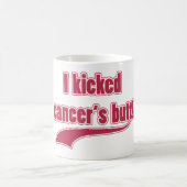Ich trat den Hintern des Krebses Kaffeetasse (Mittel)