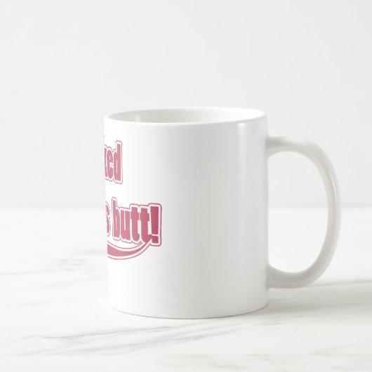 Ich trat den Hintern des Krebses Kaffeetasse (Rechts)