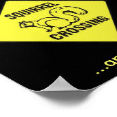 Ich trat ein Eichhörnchenplakat Poster (Ecke)