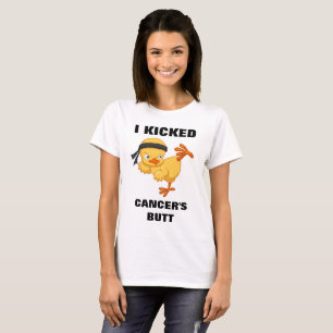 Ich trat Krebs-Hintern T-Shirt