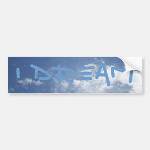 ICH TRÄUME AUF WOLKEN-AUTOAUFKLEBER AUTOAUFKLEBER