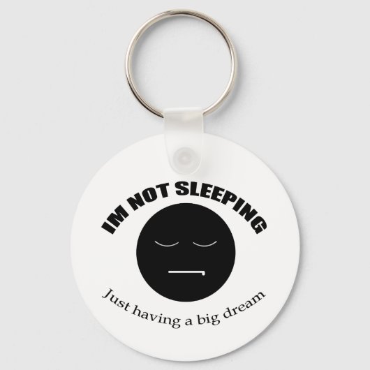 Ich träume groß! schlüsselanhänger (Vorderseite)