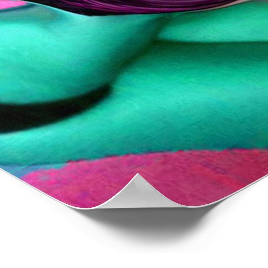 Ich träume grün poster (Ecke)