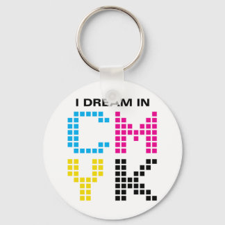 Ich träume in CMYK Schlüsselanhänger