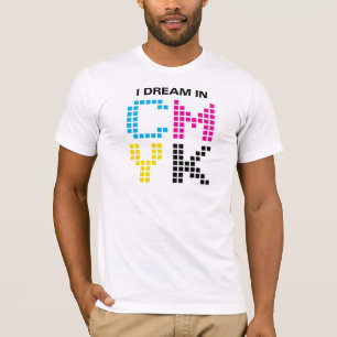 Ich träume in CMYK T-Shirt