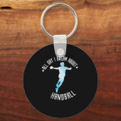 Ich träume nur von Handball Schlüsselanhänger (Vorderseite)