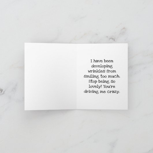 Ich träume von dir (ganz unangemessen) karte (Innenseite)