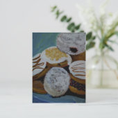 Ich träume von Donuts Postkarte (Stehend Vorderseite)