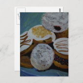 Ich träume von Donuts Postkarte (Vorne/Hinten)